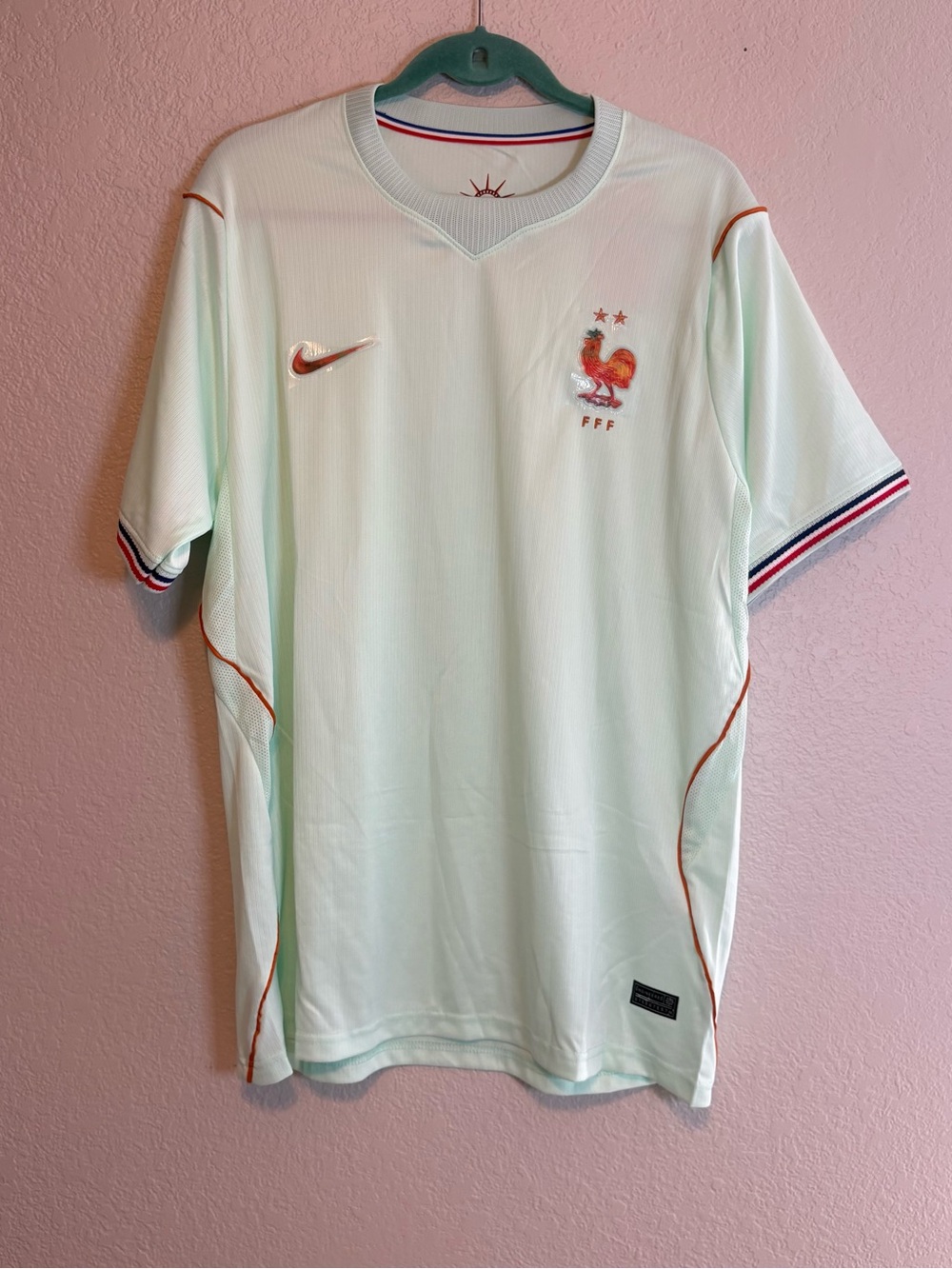 NWT ⚽️🥅 Nike FFF 2026 Stadium Away Dri-FIT Soccer Jersey Mint Football